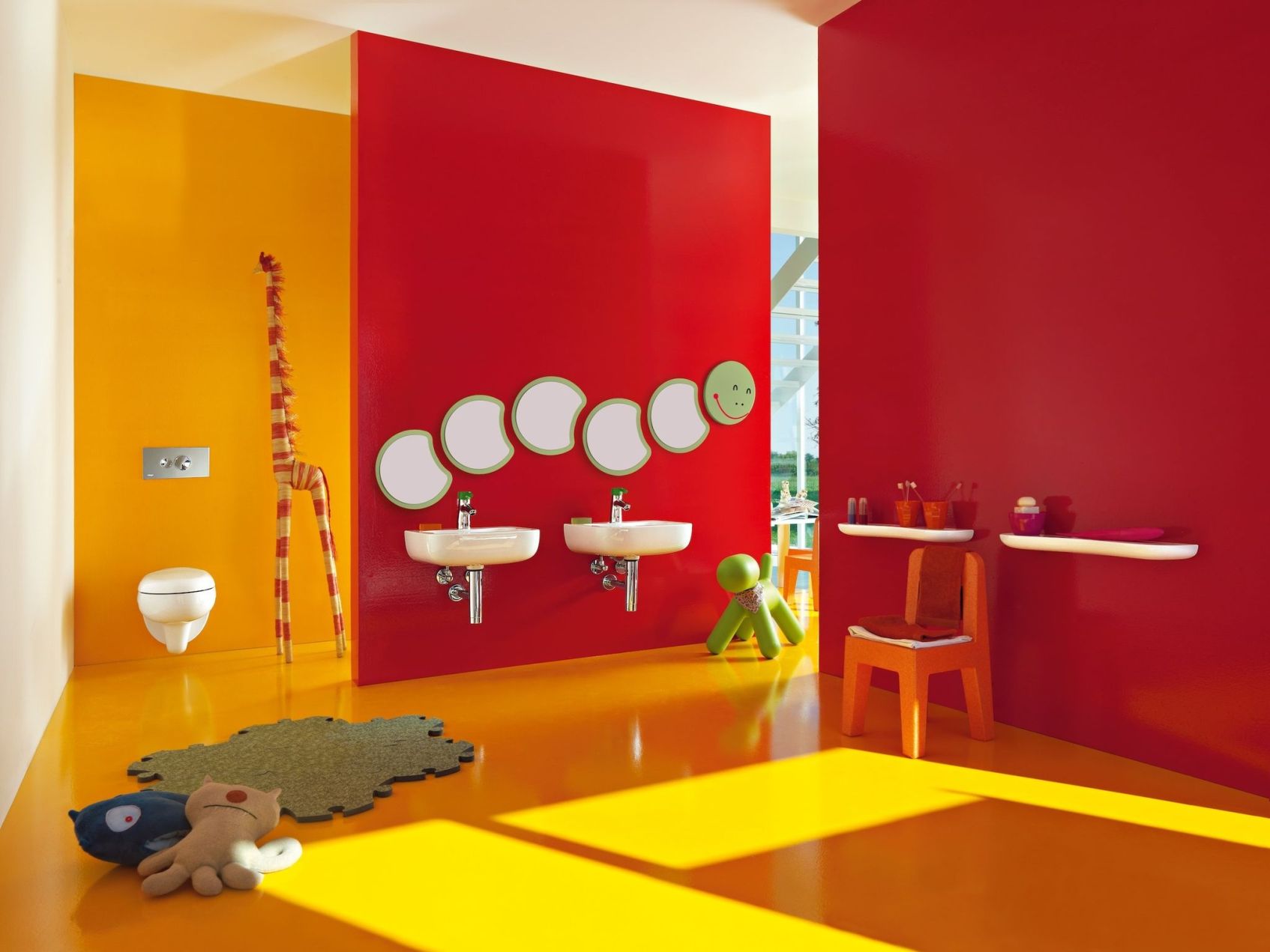 Laufen Florakids –  ceramika sanitarna i sposób na aranżację łazienki dla dzieci