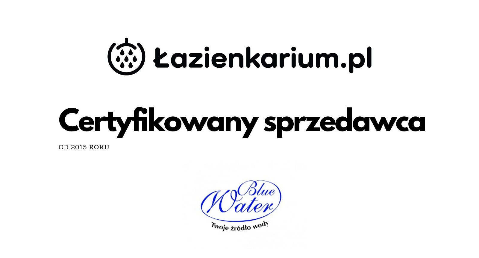 Certyfikowany Zaufany Bezpośredni sprzedawca Blue Water Art Platino Polska