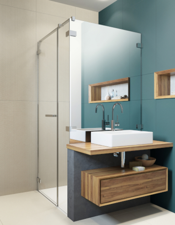 Kabina prysznicowa z lustrem – praktyczne rozwiązanie nie tylko do małej łazienki